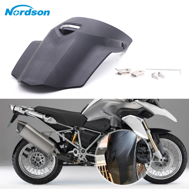 

Nordson Black Motorcycle Front Mudguard Extender Fender Splash Extension Pad Accessories for BMW R1200 GS LCADV 2013-2018