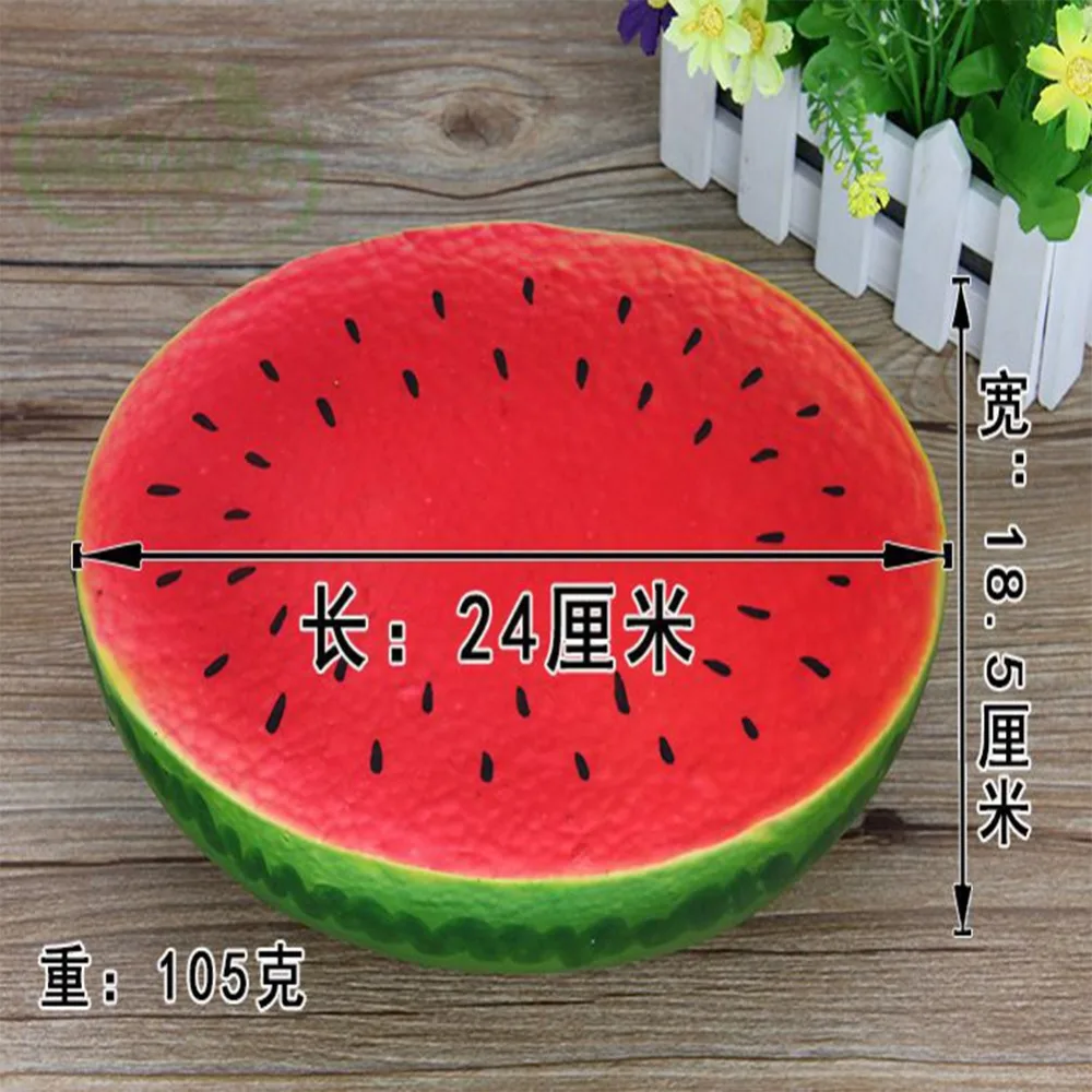 Simulation Watermelon Model Artificial Fruits Fake Fruit Decoration Fruit Shop Decorative Props Fake Watermelon Slices Kitchen