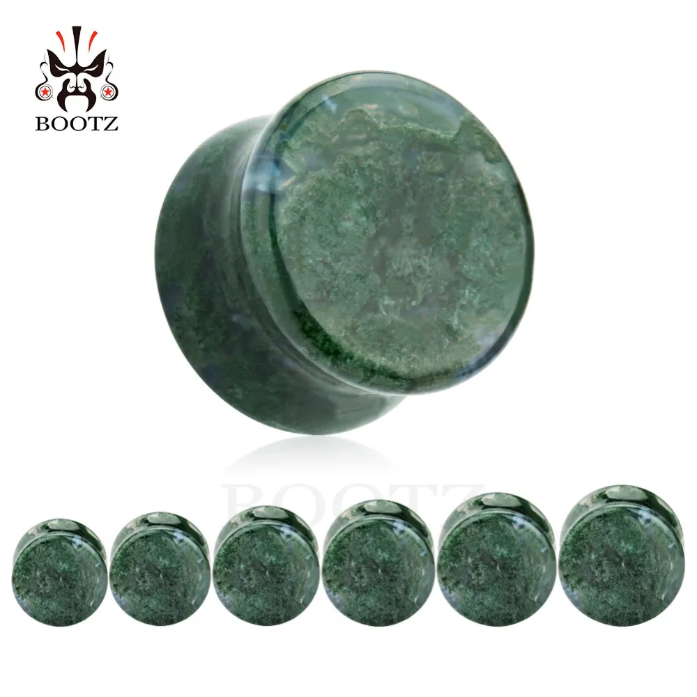 

Wholesale Price Fashion Aquatic Plant Stone Ear Plugs Tunnels Piercing Body Jewelry Earring Gauges Expanders Stretchers 32PCS