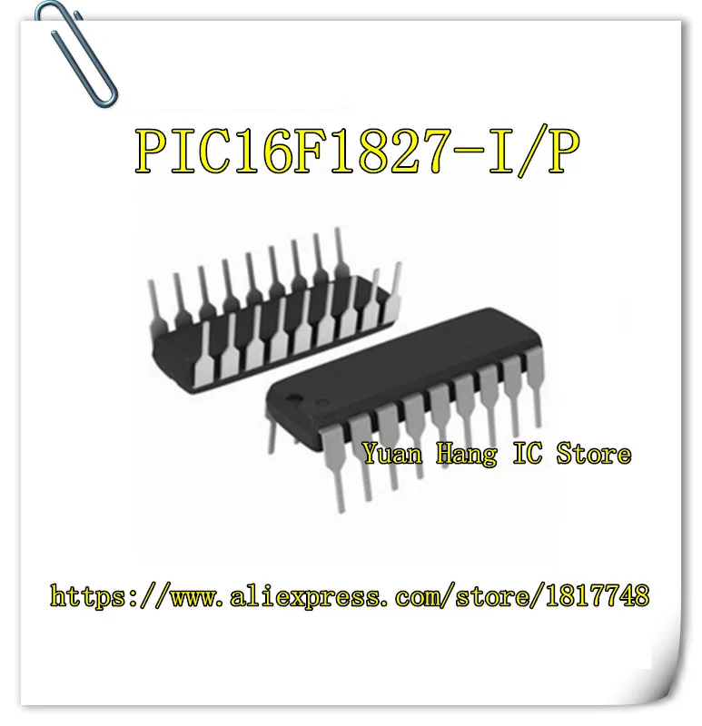 10 cái/lốc PIC16F1827-I/P PIC16F1827 16F1827 DIP18