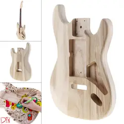 Maple Guitar Barrel Body Already Polished Punched for ST Electric Guitar DIY Accessory Support Painting