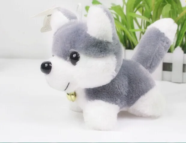

stuffed animal 18cm husky plush toy cute dog doll gift w2751