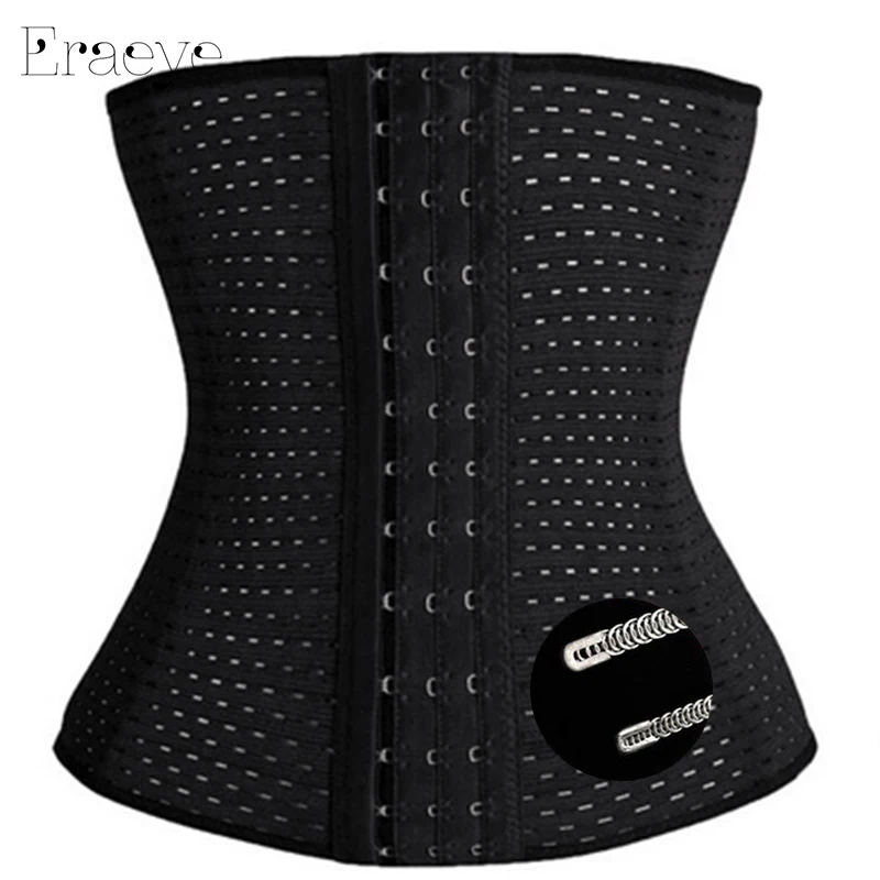 ERAEYE Women's Waist Trainer Shapers Adjustment Abdomen Slimming Steel Corset Slimming Modeling Strap Belt Body Shapers