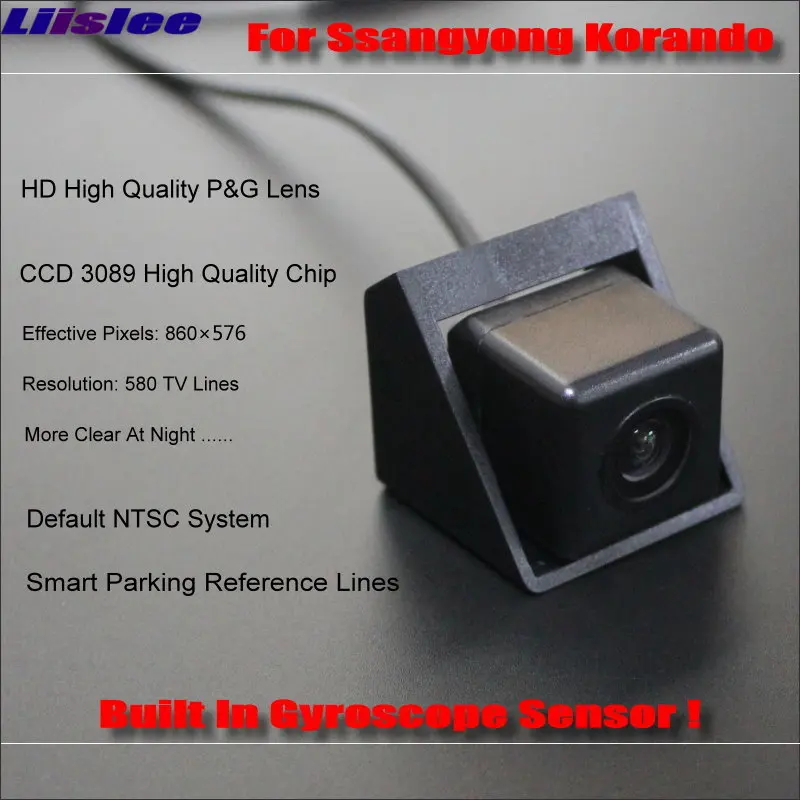 Auto Backup Rear Reverse Camera For Ssangyong Korando 2010 ~2015 860 Pixels 580 TV Lines Intelligent Parking Tracks Accessories