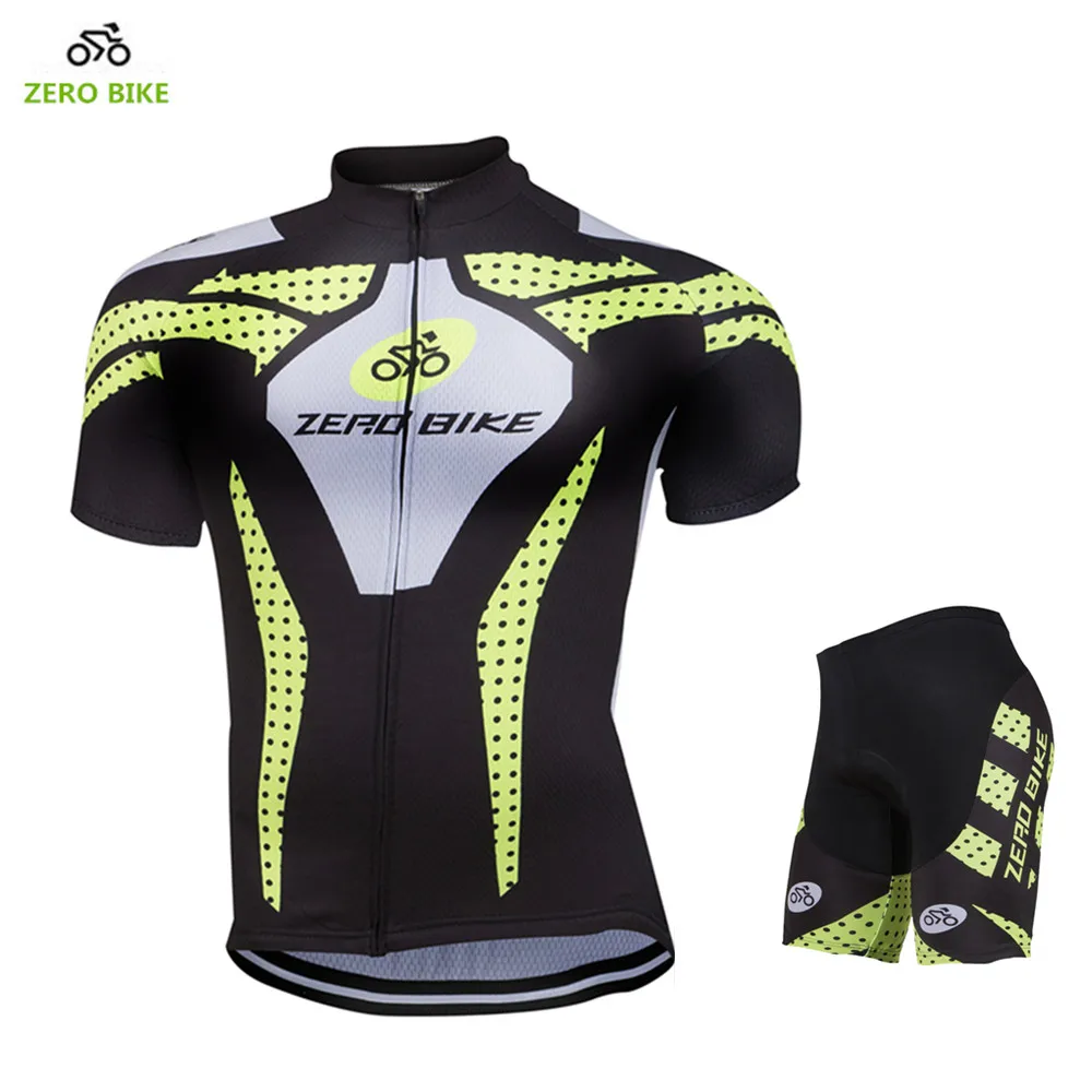 ZERO BIKE Hot Sale Summer Quick Dry Men's Cycling Jerseys Mountain Bike Bicycle Short Sleeve Shorts Clothing M-XXL