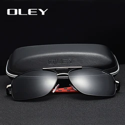 OLEY Brand Men Aluminum Sunglasses Polarized UV400 Mirror Male Sun Glasses Women For Men Oculos de sol Summer goggles Y7613