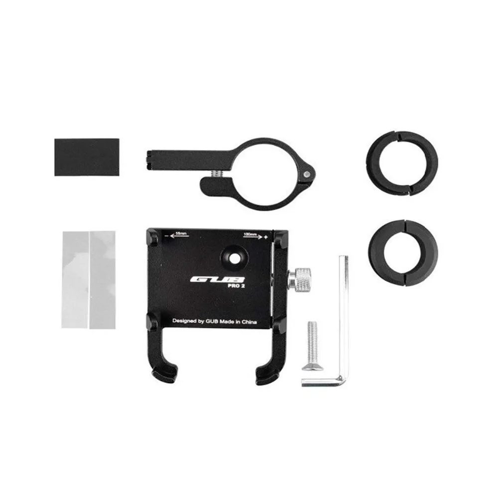 Universal Bicycle Phone Holder Motorcycle Handlebar Clip Stand For iPhone Samsung Mount Bracket Support For 3.5-6.2\