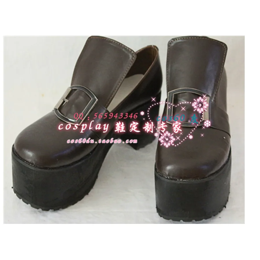 

Black Butler Ciel Phantomhive Brown Cosplay Shoes S008