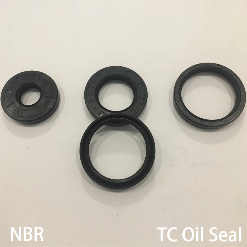 8*20*6/7 8x20x6/7 8*22*6/7/10 8x22x6/7/10 Nitrile Rubber NBR Double Lip Spring Ring TC Gasket Radial Shaft Skeleton Oil Seal