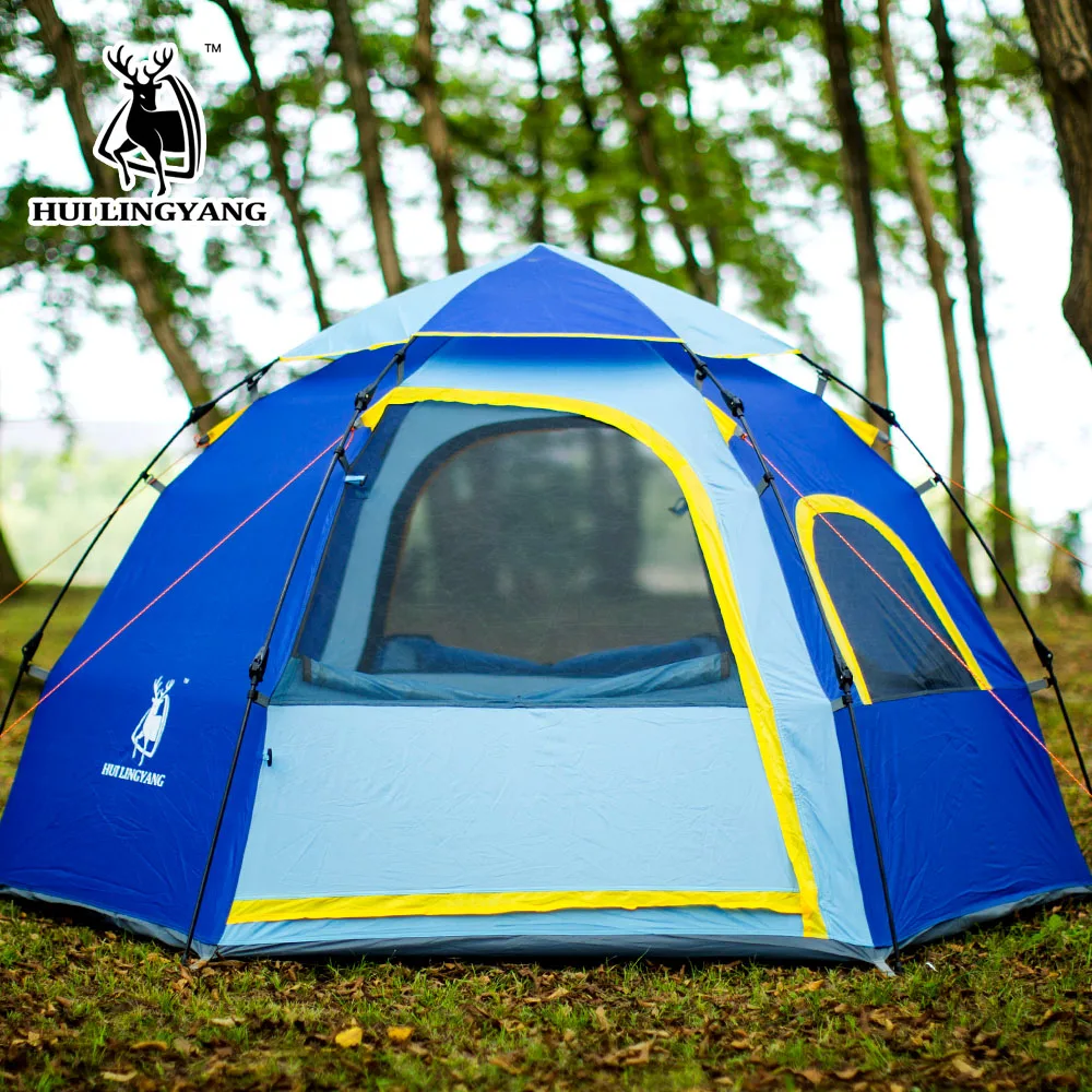 Instant Family Tent 3-4 Person Large Automatic Pop Up Waterproof for Outdoor Sports Camping Hiking Travel Beach Tents barraca.