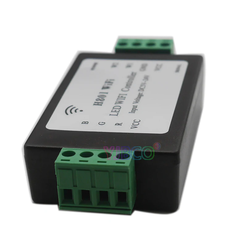 Regolatore di H801 RGBW WiFi LED per il nastro della luce di striscia di RGBW led DC5-24V input; Uscita 4CH * 4A