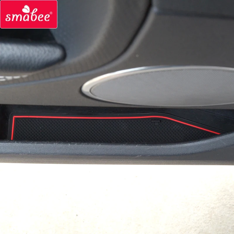 Smabee Car Anti-Slip Gate Slot Mat For Land Rover Range Rover Evoque 2012 ~ 2018 Interior Accessories Cup Holders Car Coaster