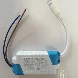 Dimmable 300MA  Led Driver 7W 9W 10W 12W 15W  Power Supply AC 110V- 240V for LED Ceiling lights Bulb DC Plug