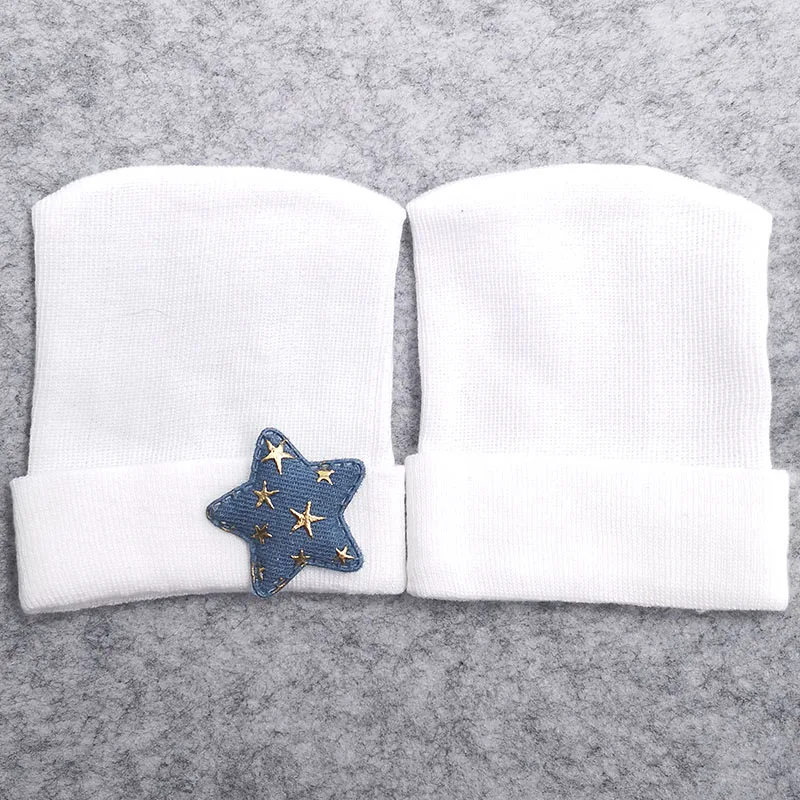 GZHilovingL Soft 0-3 month Newborn Baby Girls Boys Cotton kintting Hat Beanies Spring Cute Star Baby Girls Stretch Hats and Caps