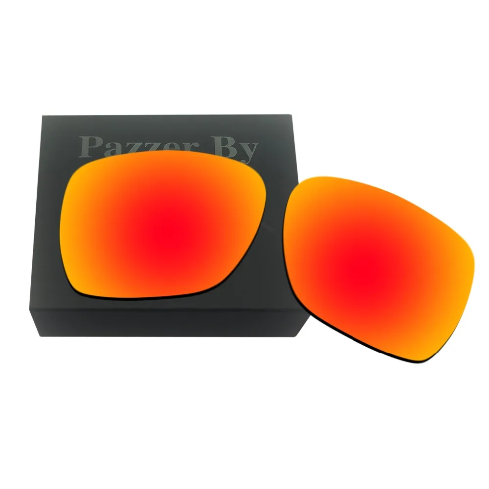 

Orange Red Mirrored Polarized Replacement Lenses for Deviation Sunglasses Frame 100% UVA & UVB Anti-scratch