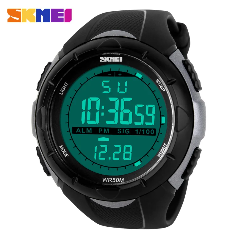 SKMEI Brand Digital Military Sports Watches Men 50M Waterproof Swim Climbing Outdoor Casual Clock Man Wristwatches Reloj Hombre