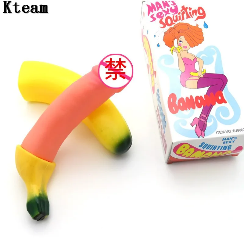 

Hot!!18cm Banana or Penis Funny Gags Practical Maker Trick Jokes Toys for Adult Dirty Tricky Fun Novelty Pecker Penis Dick Toys