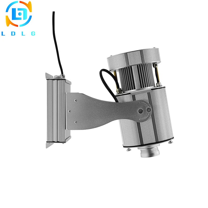 

High Power 80w Outdoor Gobo Image Projector for Advertising 30m 10000lm Static and Rotate LED Custom Image Gobo Logo Projector