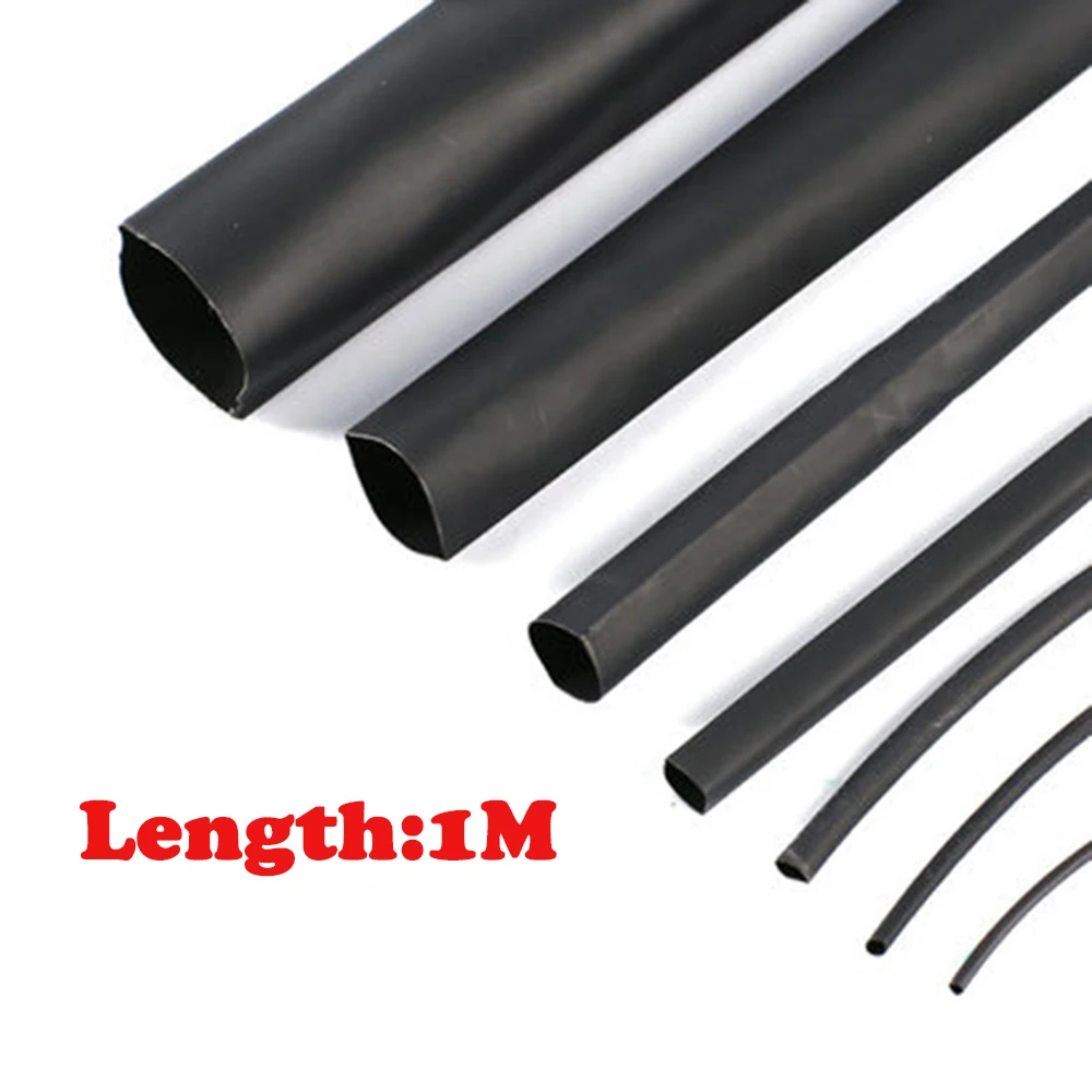 Heat Shrink tube 1 Meter 2:1 color 1 2 3 5 6 8 10mm Diameter Heatshrink Tubing Wire Connector Wrap Wire Repair Tube Cable Sleeve