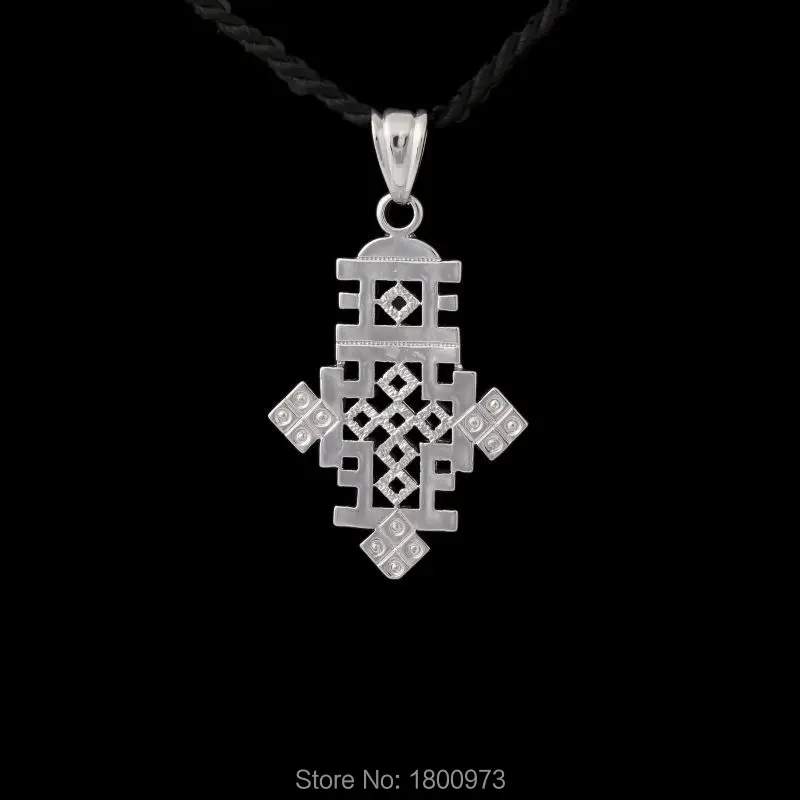 New Arrival Ethiopian Cross Pendant silver plated Fashion Jewelry wedding for african wedding Pendant Free shipping