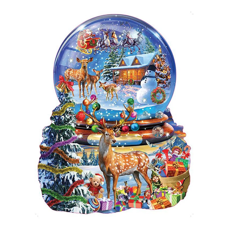 

5D DIY Diamond Embroidery Christmas Snow Globe Diamond Painting Cross Stitch Full Square Rhinestone Mosaic Home Decoration