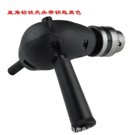 Aluminum gun for power distribution drill Right angle 90 degree bender 0.8-10mm Self-tightening chuck extension fittings 500rpm