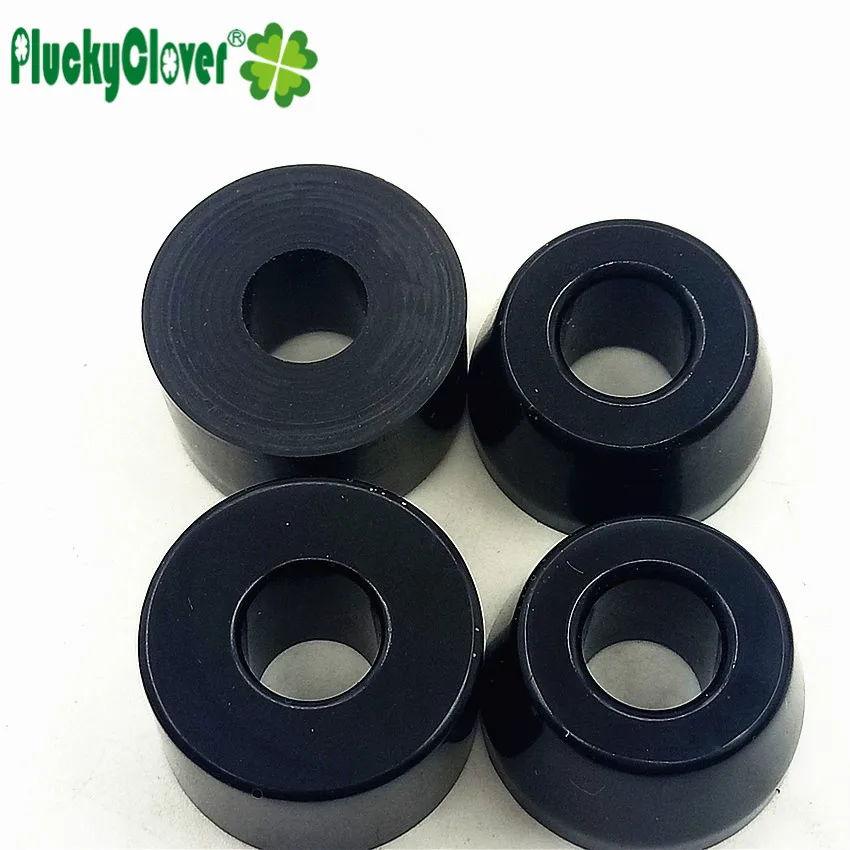 1set Skateboard Truck Kingpin PU Bushing Cone Bushing 85a Black Longboard Bridge Truck PU Cushioner Penny board PU High Rebound