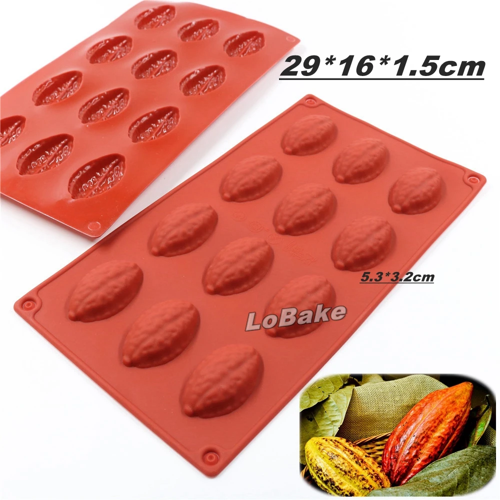 12 hohlräume olive coco obst lemon form silikon kuchen form seife moldes schokolade fondant pudding gelee DIY bäckerei gadgets