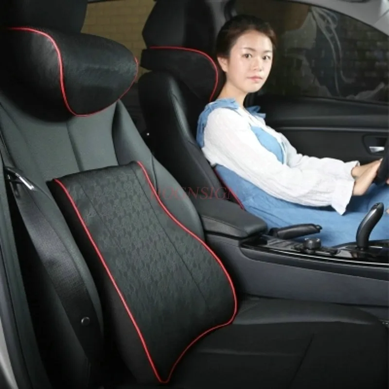 

Car Lumbar Backrest Body Pad Vehicles Memory Foam Electric Massage By The Waist Back Driving Driver With Waists Massager Sale