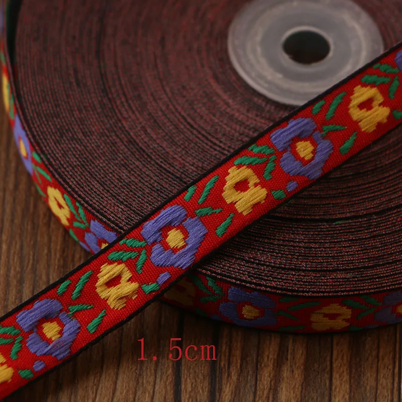 Free delivery 5yards a variety of colors to choose national clothing with collars, cuffs, cloth belt accessories Q736