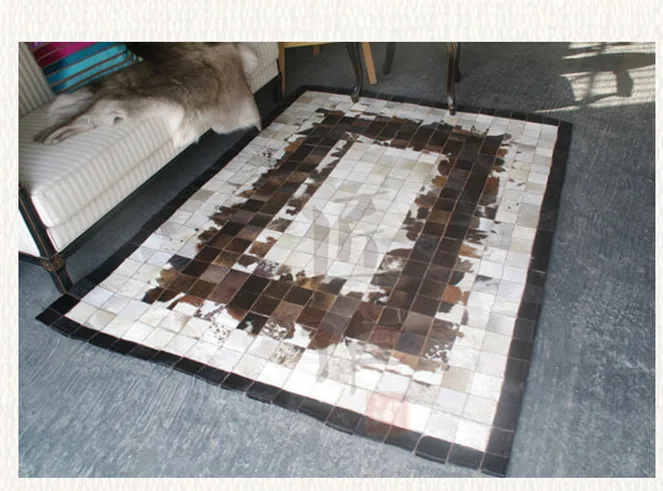 free shipping 1 piece via DHL 100% natural genuine cowhide picnic mat