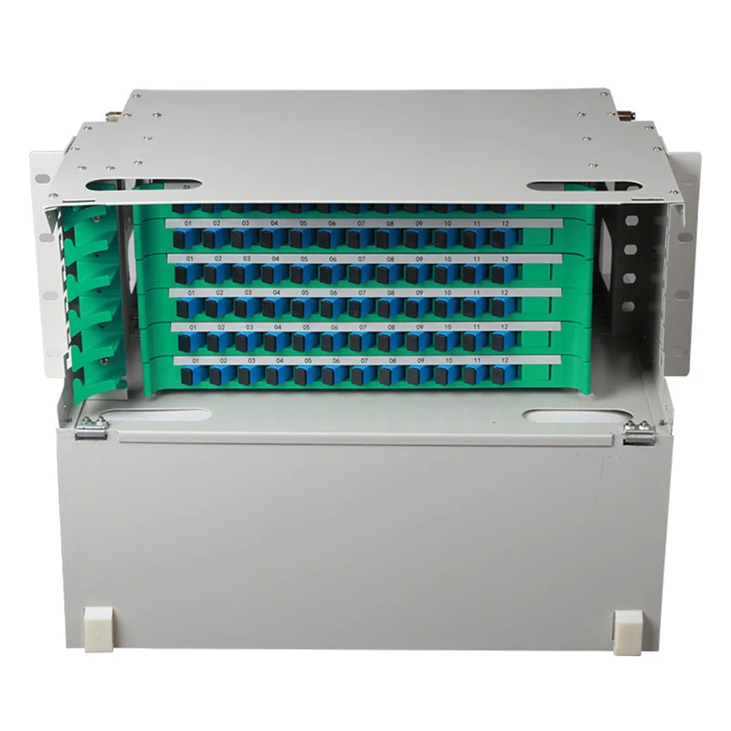 19 inch 72 core 4U ODF optical fiber distribution frame SC/FC/LC Fiber adapter 72 port core fiber patch panel ODF By DHL