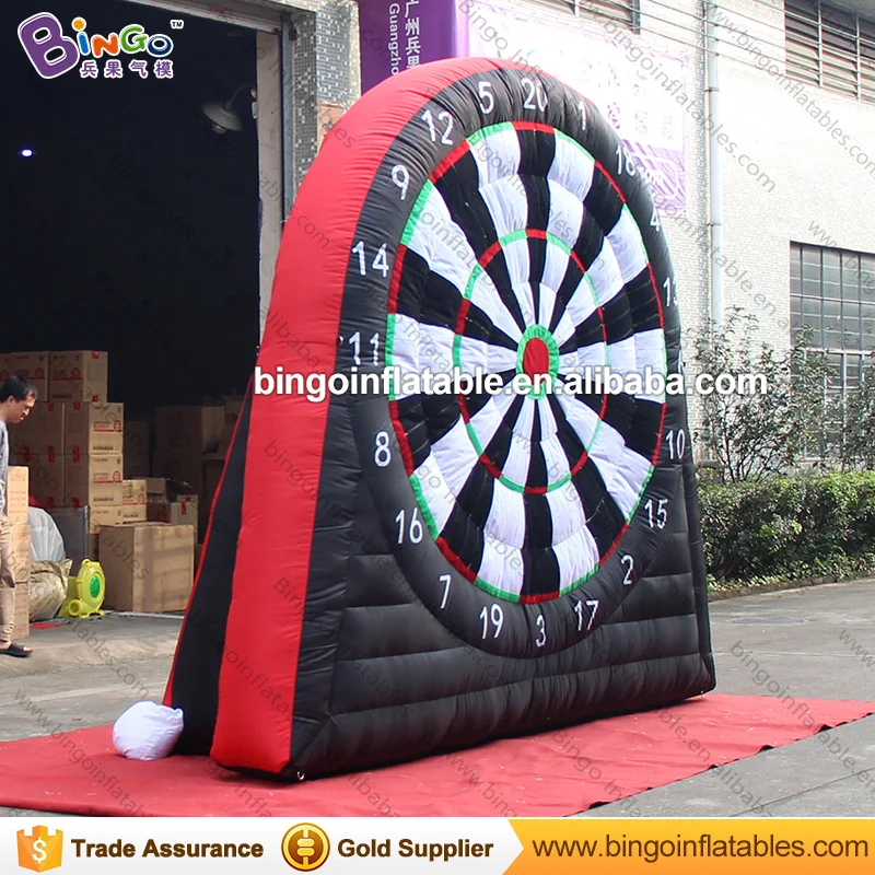 3X3 meters inflatable soccer carnival game / inflatable soccer game / inflatable soccer target with blower toy sports