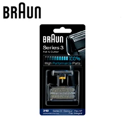 Braun 31B Electric Razor Blade Replacement Foil Head for 3 Series Shavers 5610 5612 old 350 360 370 380 390CC Shaving Heads