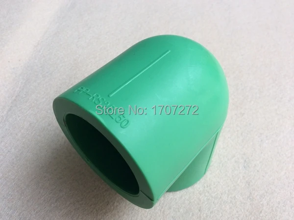 Free Shipping 2pcs Quality Enviroment friendly PPR Pipe Elbow 90deg Angel Fittings DN50Connector for sanitary water pipeline