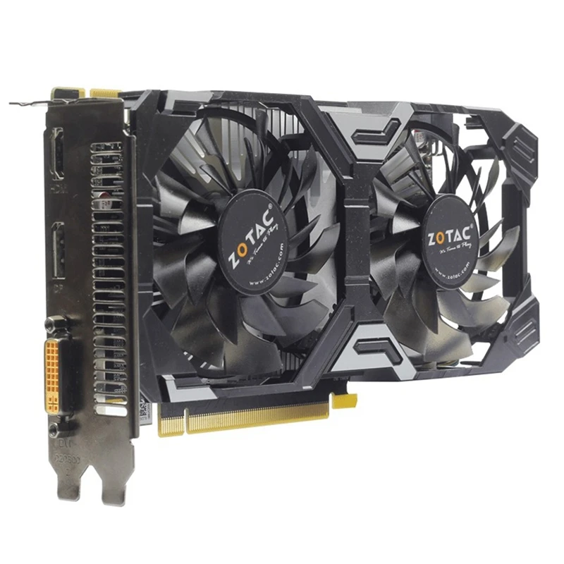 ZOTAC-tarjeta gráfica Original GeForce GTX 950, 2GB, 128 bits, GDDR5, para nVIDIA Map, GTX950, Thunder, GTX 950-2GD5, usada