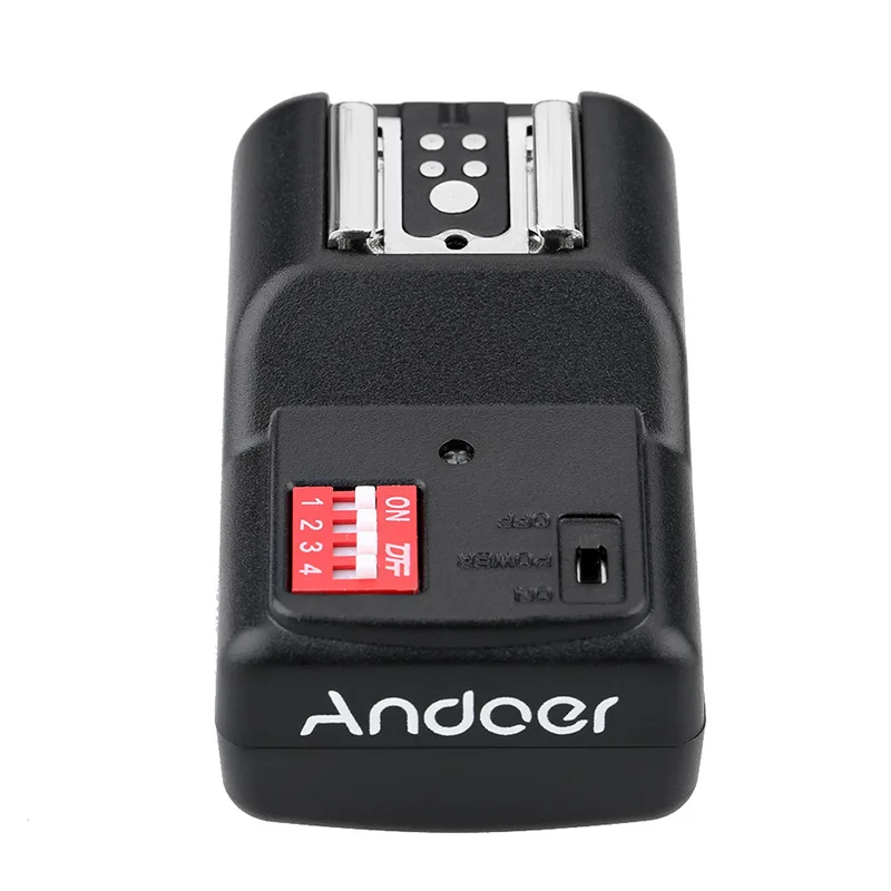 Andoer 16 Channels Radio Wireless Remote Speedlite Flash Trigger Universal for Canon Nikon Pentax Olympus PT-16GY Studio Outdoor