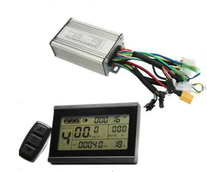 

RisunMotor 24V/36V/48V 250 350W 20A Ebike Brushelss Controller Support Regenerative Function with LCD3 Display