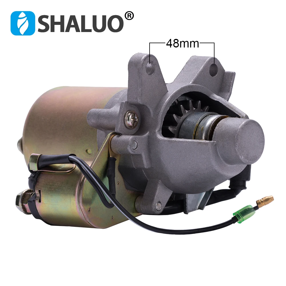 QDJ113 12V 0.25KW Gasoline Engine Electric Motor Starter apply 5.5hp 168F 170F Diesel Engine Starter Motor Scooter Kit Parts