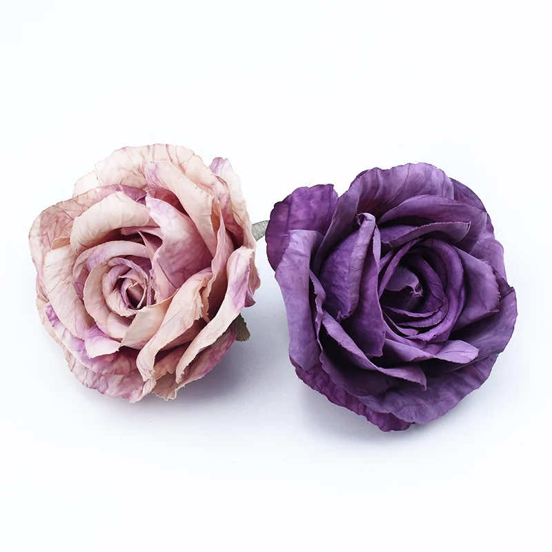 10CM European Roses Head Home Party Decoration Wedding Bridal Accessories Clearance Scrapbooking Flower Wall Artificial Flowers