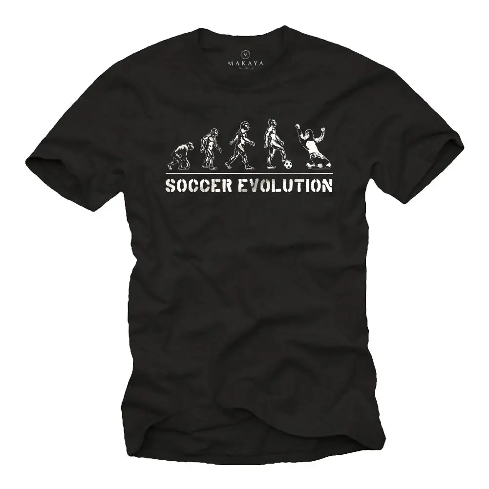 2019 Hot sale Fashion T shirt FOOTBALLS MENS T SHIRT BLACK SOCC EVOLUTION NEW boots/arsenal/top/united/gifts Tee shirt