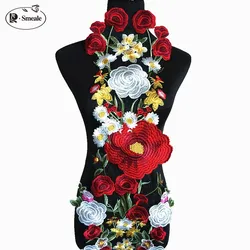 Applique in tessuto di pizzo per spettacoli teatrali, fiori di arpione, accessori fai da te, RS277