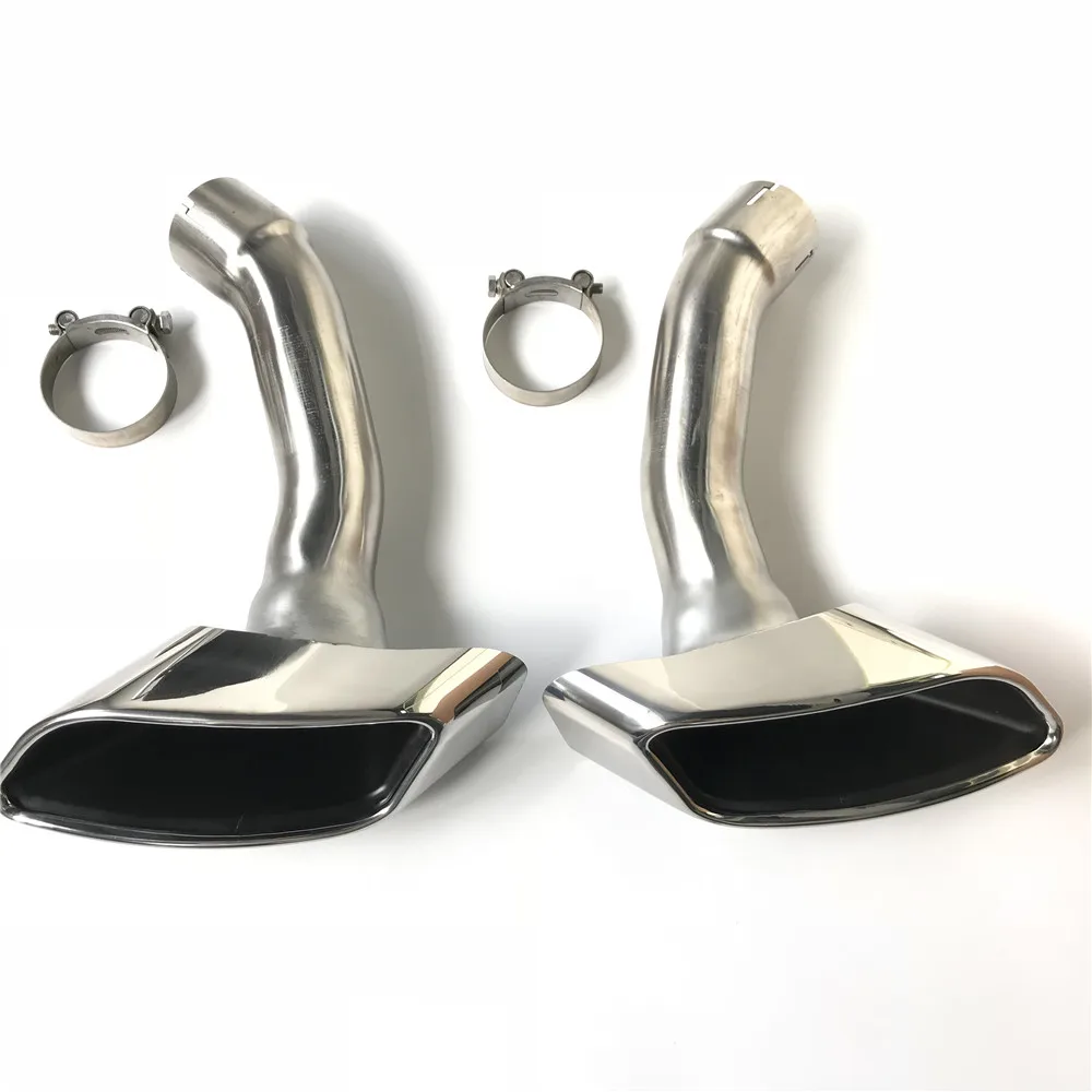 One Pair X6 E71 Stainless Steel Car Rear Exhaust Muffler Tip for BMW X6 E71 2008-2013