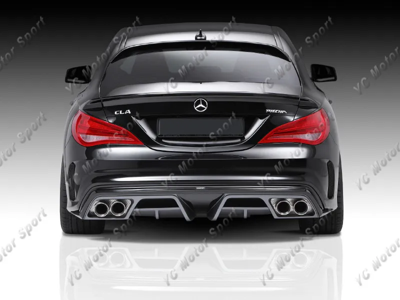 

Car Accessories Carbon Fiber PC Style Rear Diffuser Fit For 2013-2014 MB W117 C117 CLA Class Rear Diffuser Lip