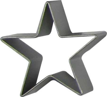 Five-pointed Star Aluminum Alloy Cookie Cutters Cooking Tools Fondant Mold Cake Decorating Clay Resin Sugar Candy