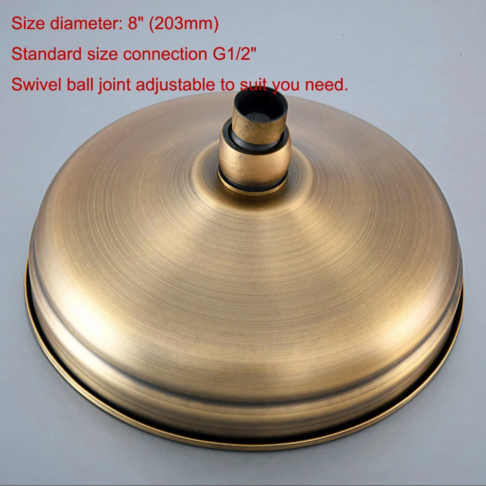 Antike Rote Kupfer Messing Telefon Form Hand Spray Handheld Dusche kopf/Bad Zubehör (Standard 1/2 ") mhh019