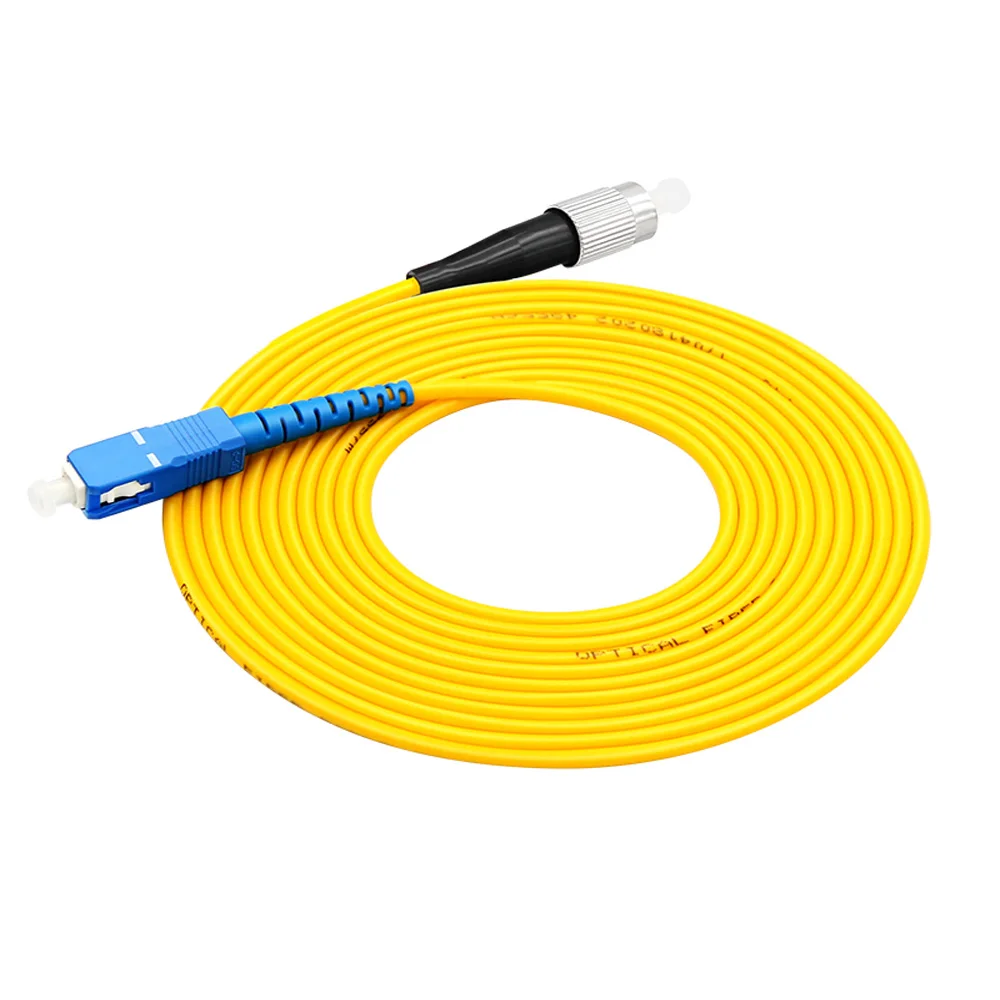 

10pcs High Quality 3M FC-SC SC Simplex 9/125 SingleMode SM Fiber Optic Cable Patch Cord Jumper,Telecom level, Wholesale