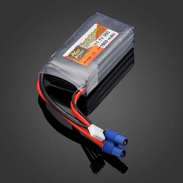 1pcs ZOP Power 11.1V 1500mah 30C Lipo Battery EC3 Plug For RC Drone Models Helicopters Airplanes Cars Boat Batteria