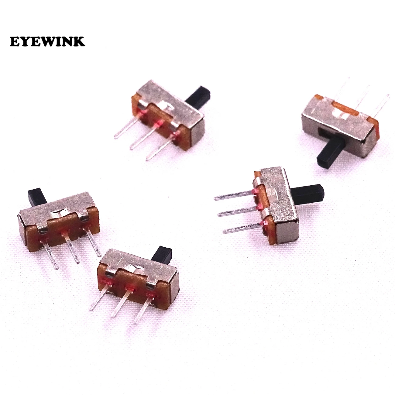 2000Pcs/1bag Interruptor on-off mini Slide Switch SS12D00 SS12D00G4 3pin 1P2T High quality toggle switch Handle length:4MM