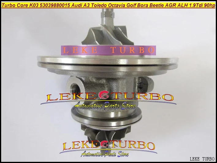 Turbo Cartridge CHRA K03 15 53039700015 53039880015 454159 Turbocharger For AUDI A3 Octavia VW Golf Bora Beetle AGR ALH 1.9L TDI